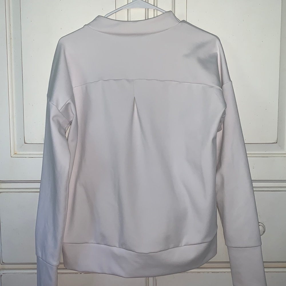 Athleta White Inversion Sweatshirt Size S - Picture 2 of 3